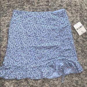 Blue and black  skirt